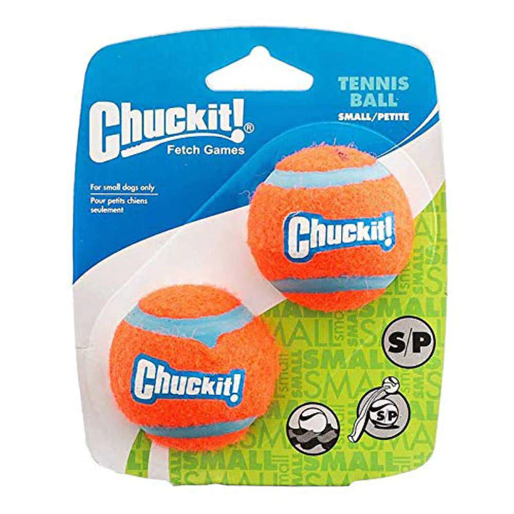 Chuckit! Tennis Ball Toy for Dogs - Medium 2.5" (6Cm) Diameter, Pack of 2