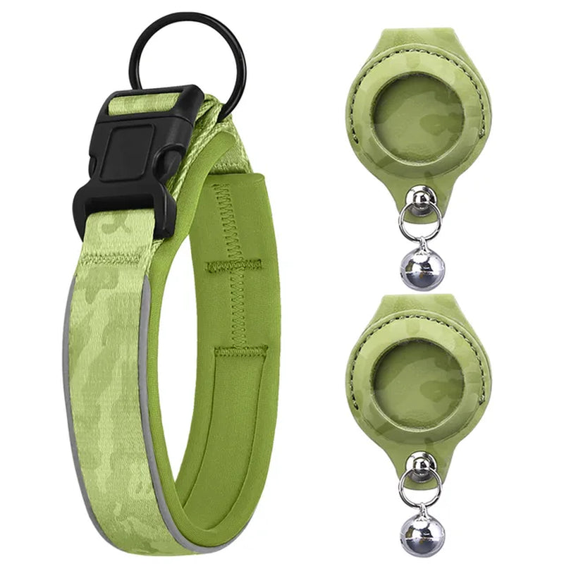 New Removable Locating Pet Collar Airtag Collar Anti-Lost Dog Tracker Protective Case Dog Collar Outdoors Walking Pet Supplies